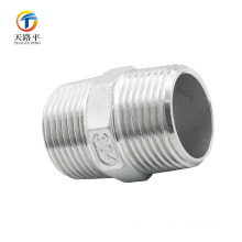 High Quality Straight pipe fittings double thread screw